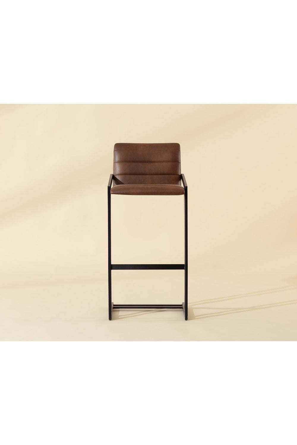   Modern European furniture - Horizontal Channel-Tufted Bar Stools (2) - www.oroa.com | Oroa.com