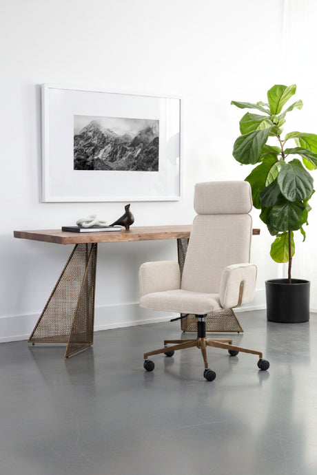   Modern European furniture - Curved Upholstered Office Chair - www.oroa.com | Oroa.com