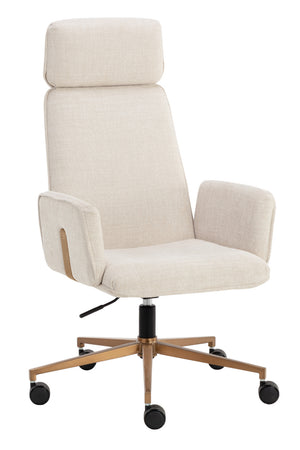   Modern European furniture - Curved Upholstered Office Chair - www.oroa.com | Oroa.com