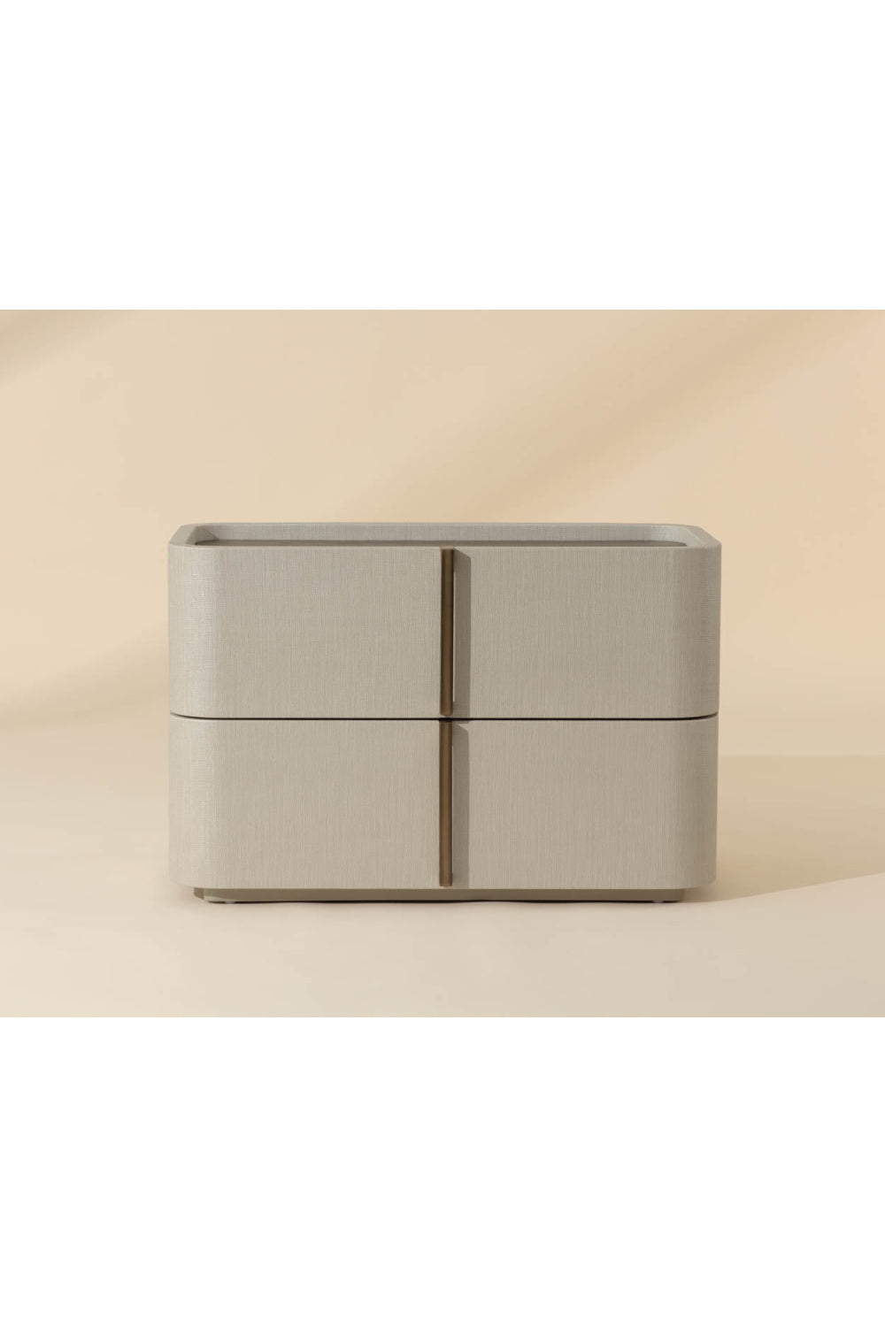   Modern European furniture - Leather-Look 2-Drawer Nightstand - www.oroa.com | Oroa.com