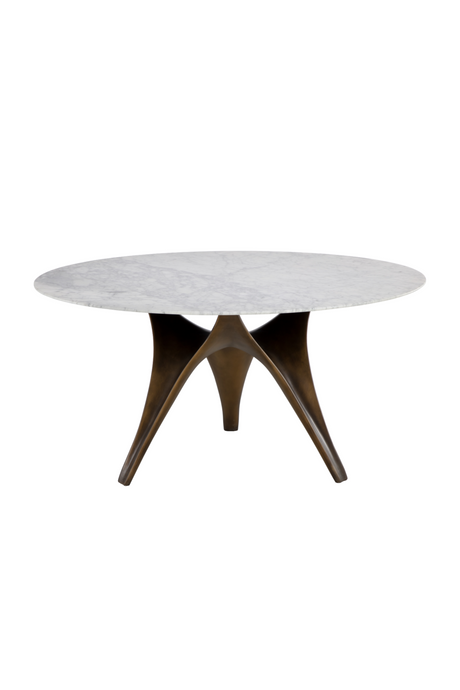   Modern European furniture - White Marble Round Dining Table  - www.oroa.com | Oroa.com