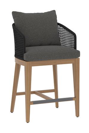   Modern European furniture - Gray Weave Indoor/Outdoor Counter Stool - www.oroa.com | Oroa.com