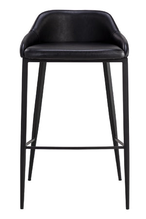   Modern European furniture - Low-Back Leather Look Bar Stool - www.oroa.com | Oroa.com