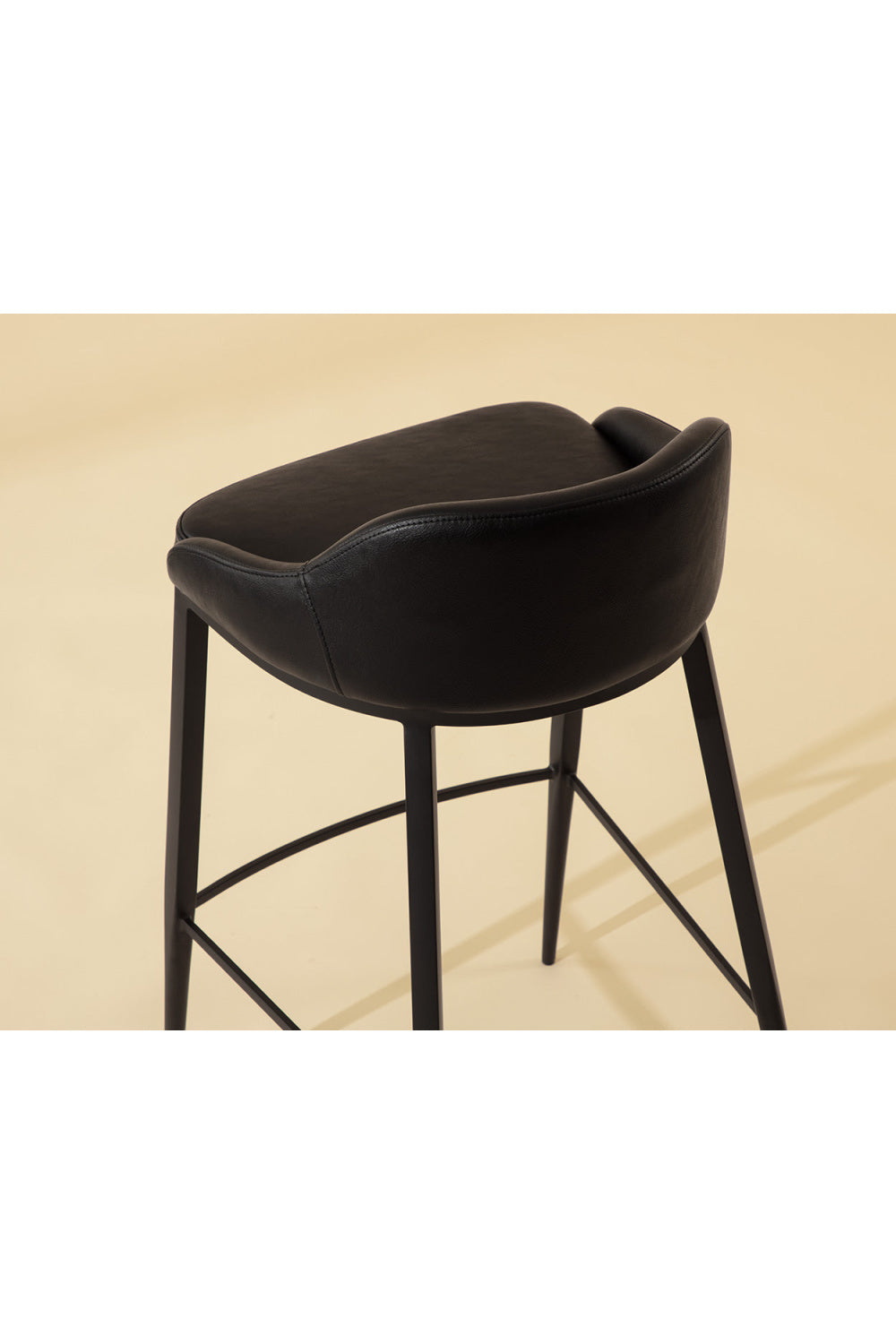   Modern European furniture - Low-Back Leather Look Bar Stool - www.oroa.com | Oroa.com