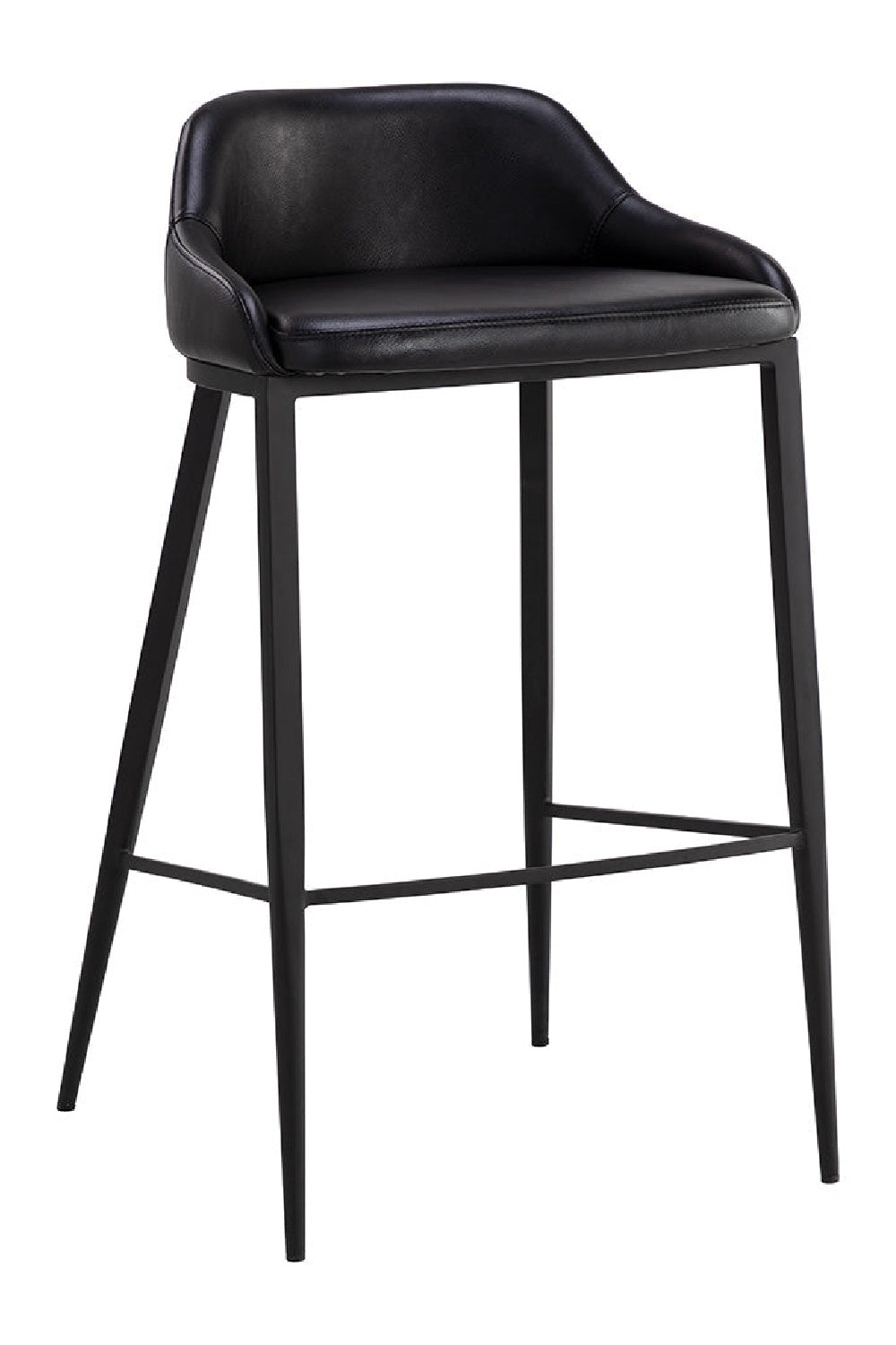   Modern European furniture - Low-Back Leather Look Bar Stool - www.oroa.com | Oroa.com