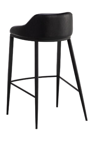   Modern European furniture - Low-Back Leather Look Bar Stool - www.oroa.com | Oroa.com