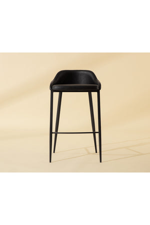   Modern European furniture - Low-Back Leather Look Bar Stool - www.oroa.com | Oroa.com