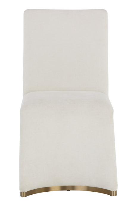   Modern European furniture - Fabric Upholstered Modern Dining Chairs (2) - www.oroa.com | Oroa.com