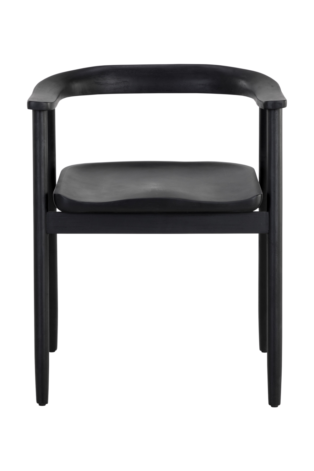   Modern European furniture - Black Acacia Wood Dining Armchair - www.oroa.com | Oroa.com