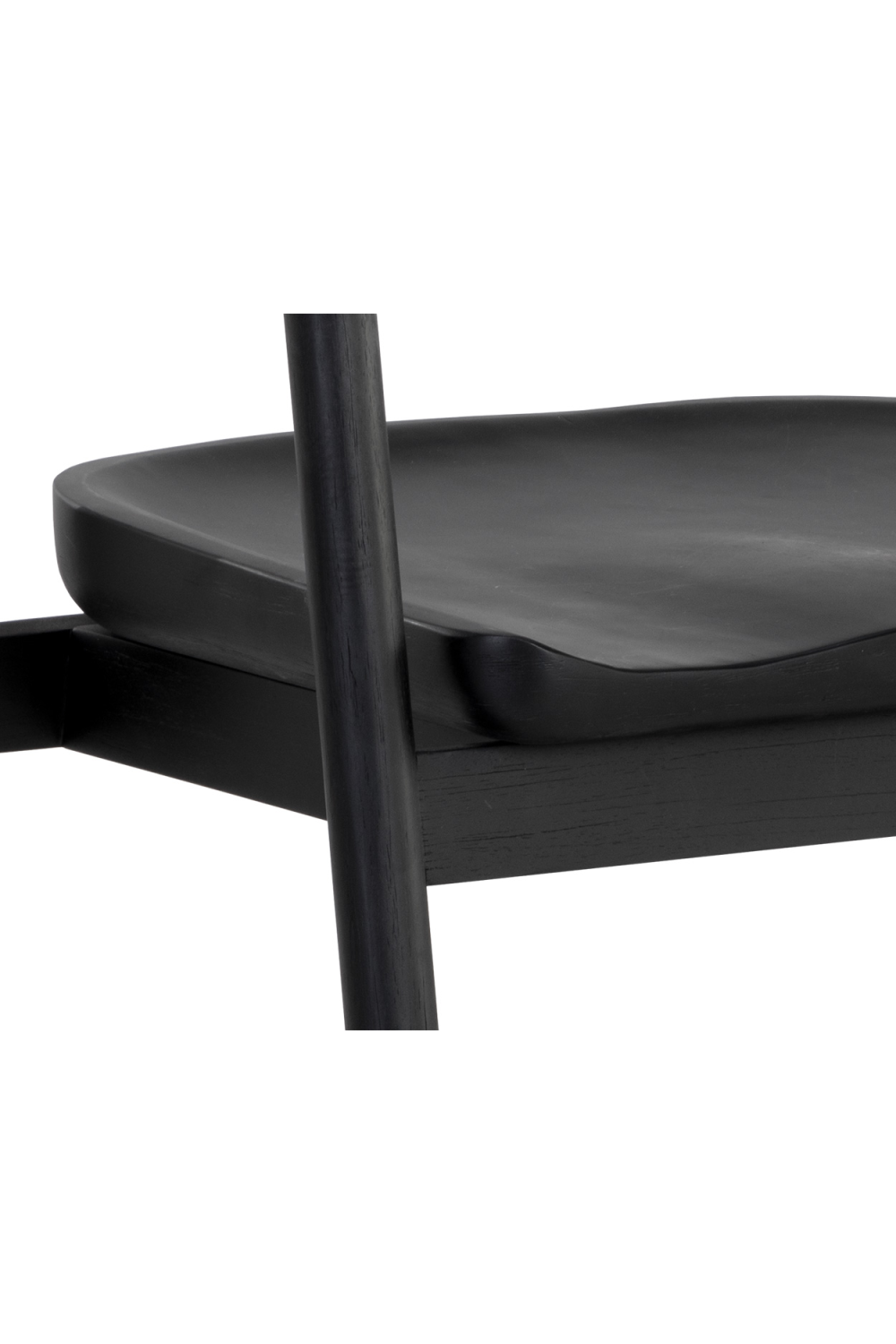   Modern European furniture - Black Acacia Wood Dining Armchair - www.oroa.com | Oroa.com