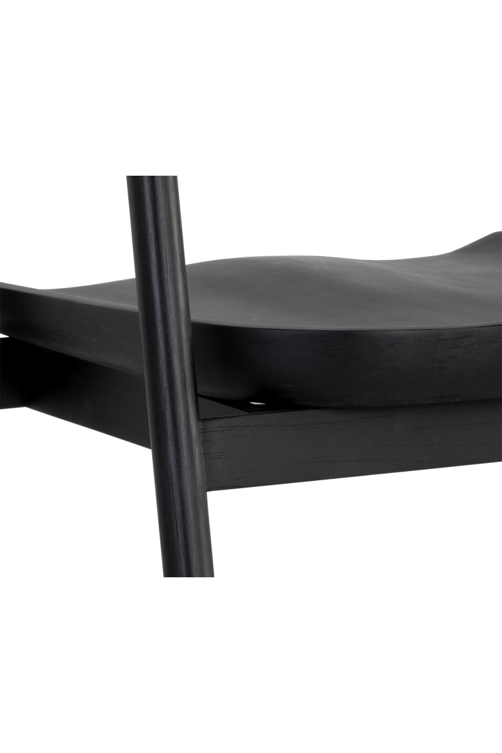   Modern European furniture - Black Acacia Wood Dining Armchair - www.oroa.com | Oroa.com
