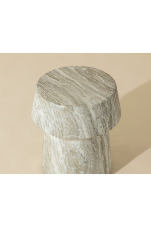   Modern European furniture - Marble Look Indoor/Outdoor End Table - www.oroa.com | Oroa.com