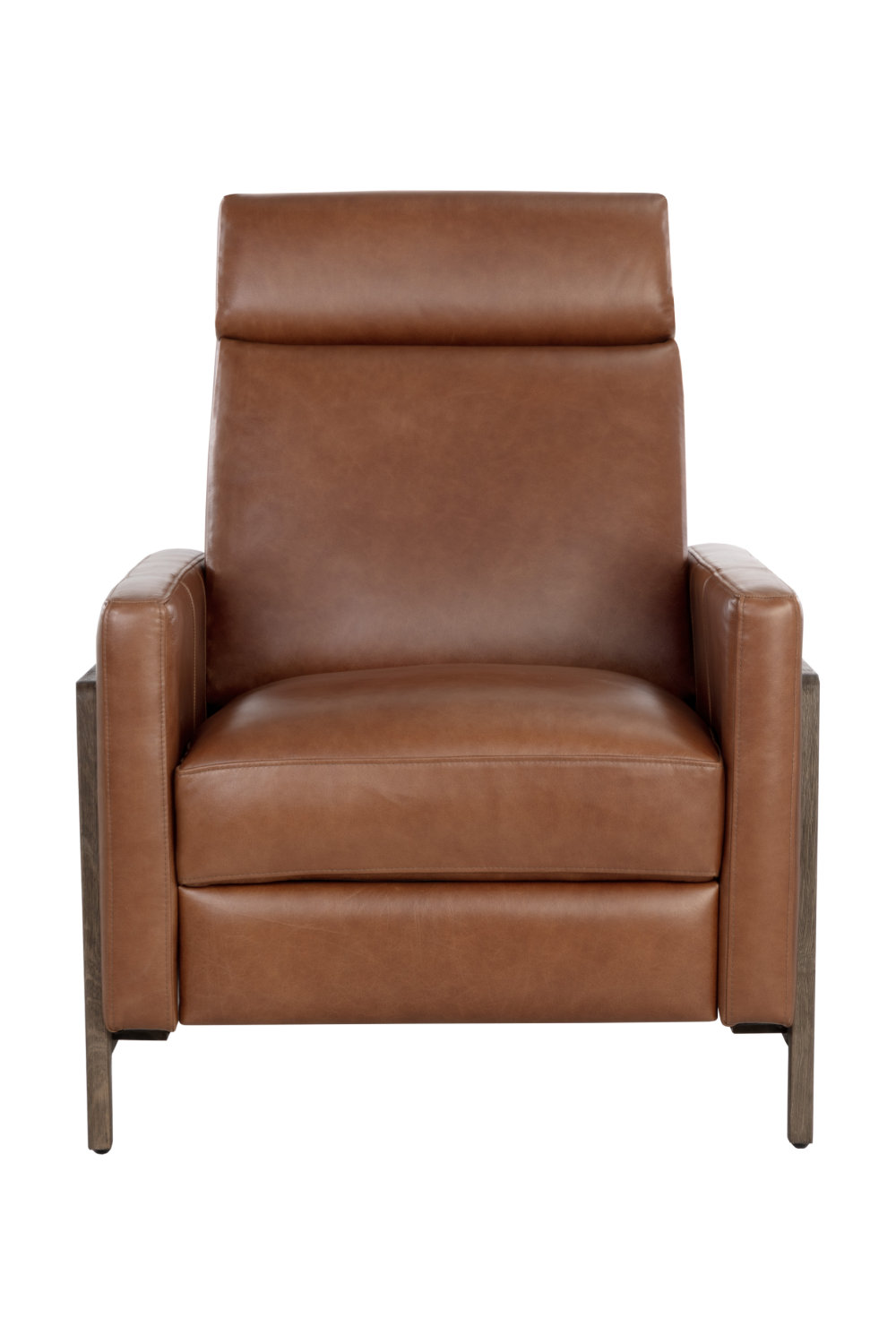   Modern European furniture - Brown Leather Recliner Chair - www.oroa.com | Oroa.com