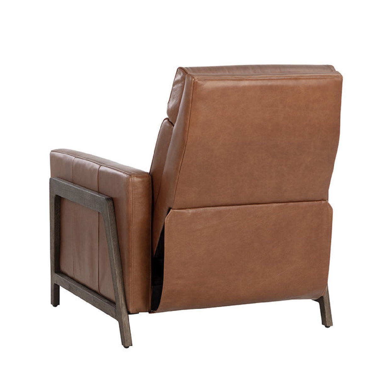   Modern European furniture - Brown Leather Recliner Chair - www.oroa.com | Oroa.com