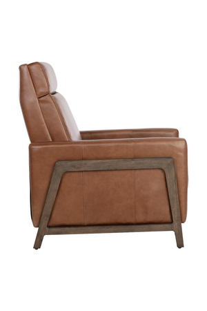   Modern European furniture - Brown Leather Recliner Chair - www.oroa.com | Oroa.com