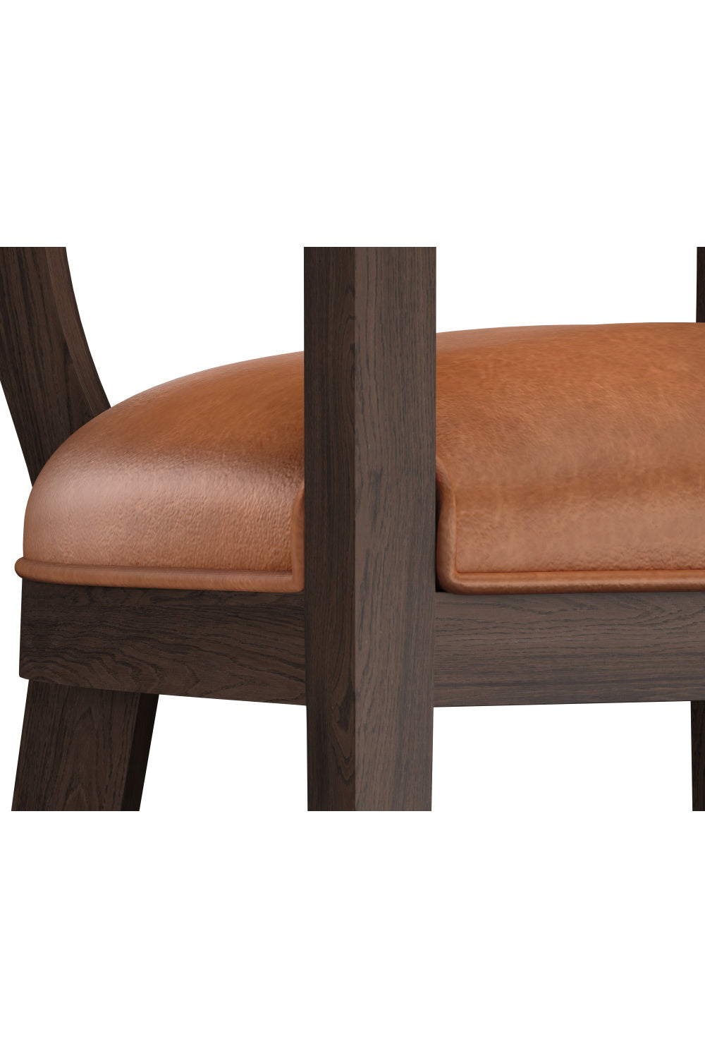   Modern European furniture - Oak Wood Frame Leather Barstool - www.oroa.com | Oroa.com
