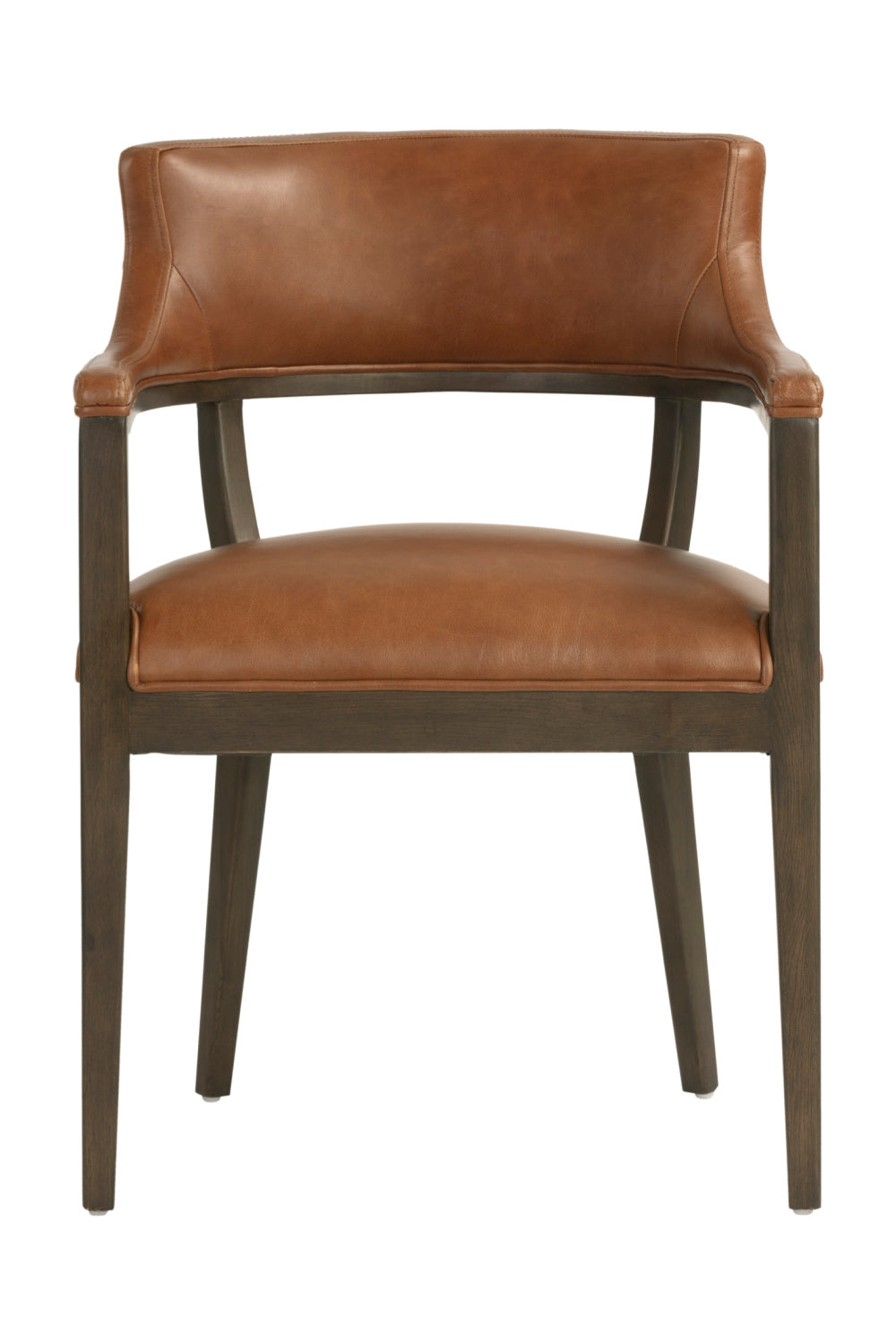   Modern European furniture - Oak Framed Leather Dining Chair - www.oroa.com | Oroa.com