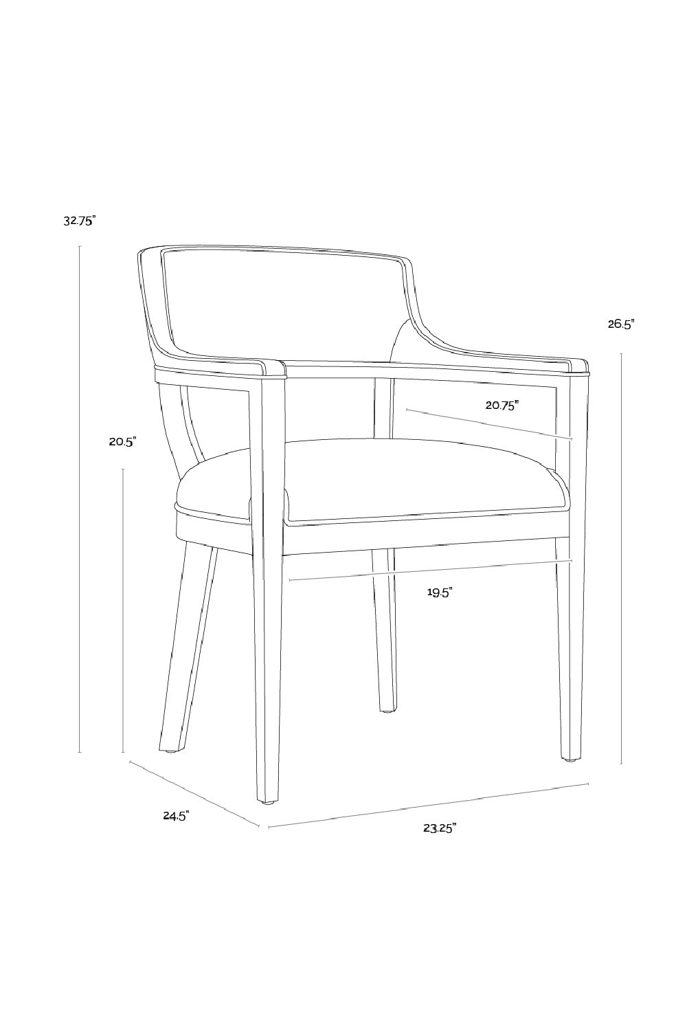   Modern European furniture - Oak Framed Leather Dining Chair - www.oroa.com | Oroa.com