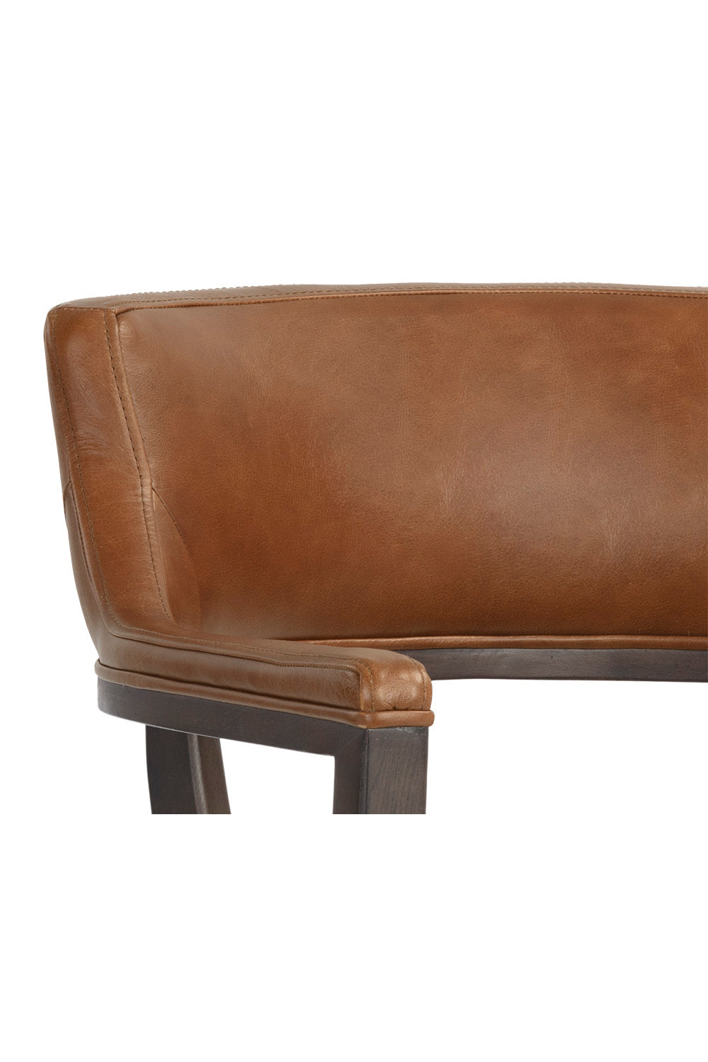  Modern European furniture - Oak Framed Leather Dining Chair - www.oroa.com | Oroa.com