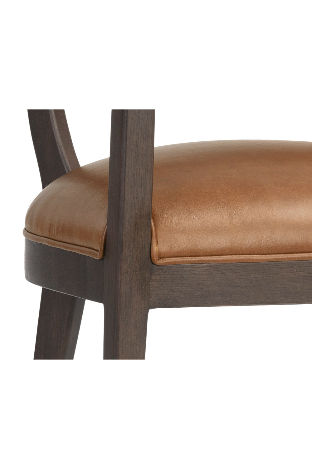  Modern European furniture - Oak Framed Leather Dining Chair - www.oroa.com | Oroa.com