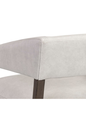   Modern European furniture - Brown Oak Leather Lounge Chair - www.oroa.com | Oroa.com