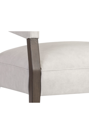   Modern European furniture - Brown Oak Leather Lounge Chair - www.oroa.com | Oroa.com