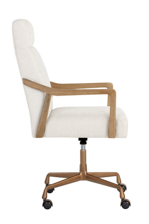   Modern European furniture - High-Back Ivory Office Chair - www.oroa.com | Oroa.com
