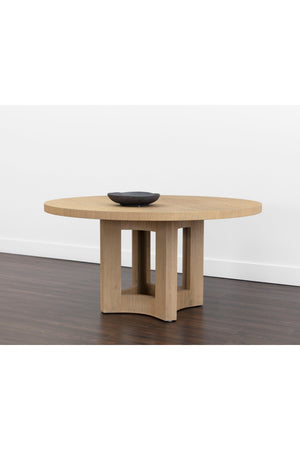   Modern European furniture - Natural Wood Round Dining Table  - www.oroa.com | Oroa.com