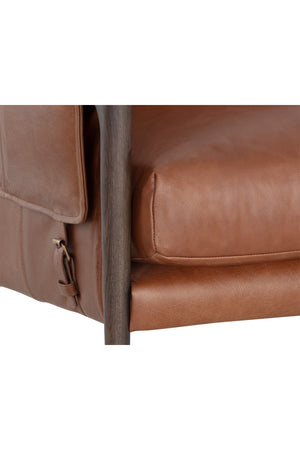   Modern European furniture - Vintage Style Leather Lounge Chair - www.oroa.com | Oroa.com