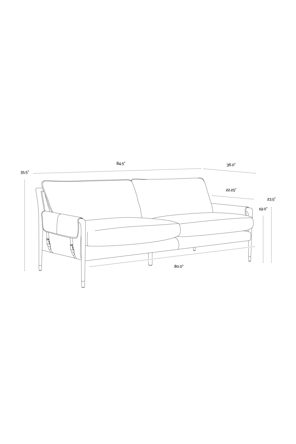   Modern European furniture - Vintage Style Sofa - www.oroa.com | Oroa.com