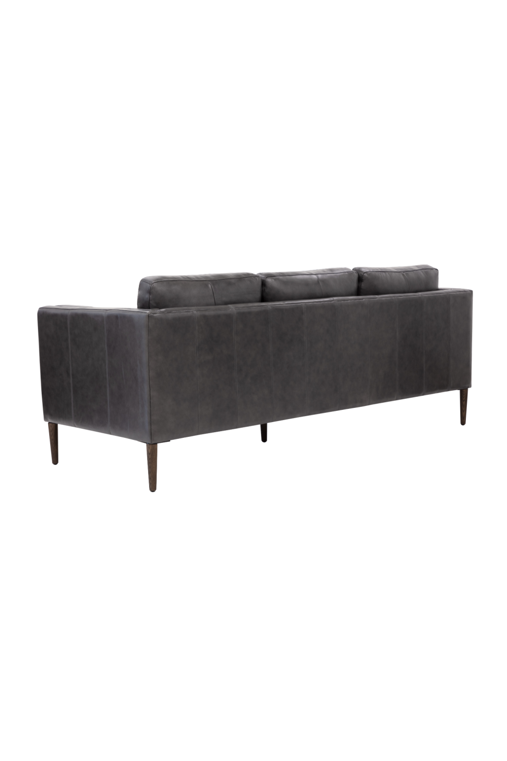   Modern European furniture - Black Leather Sofa - www.oroa.com | Oroa.com
