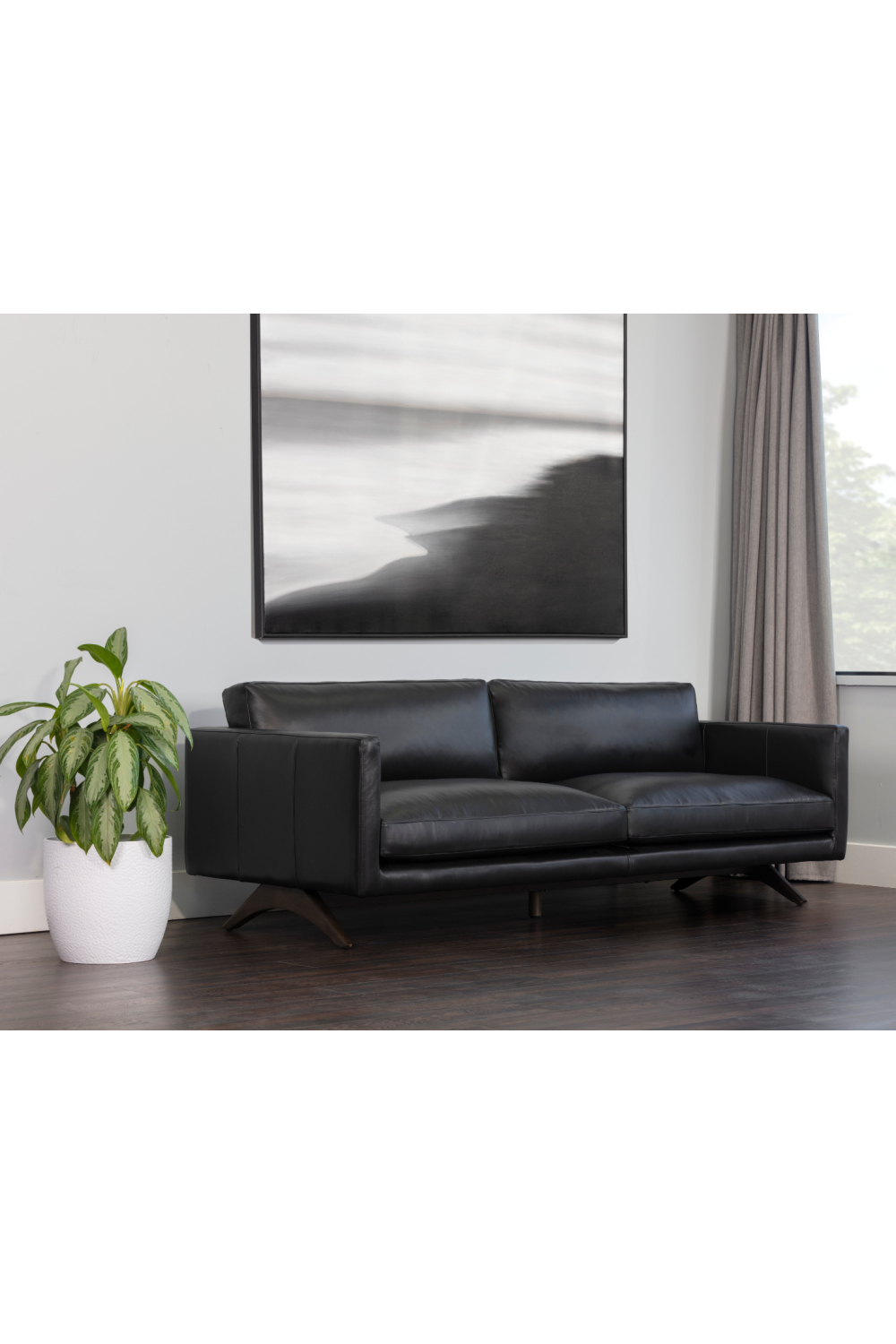  Modern European furniture - Retro-Inspired Leather Sofa - www.oroa.com | Oroa.com