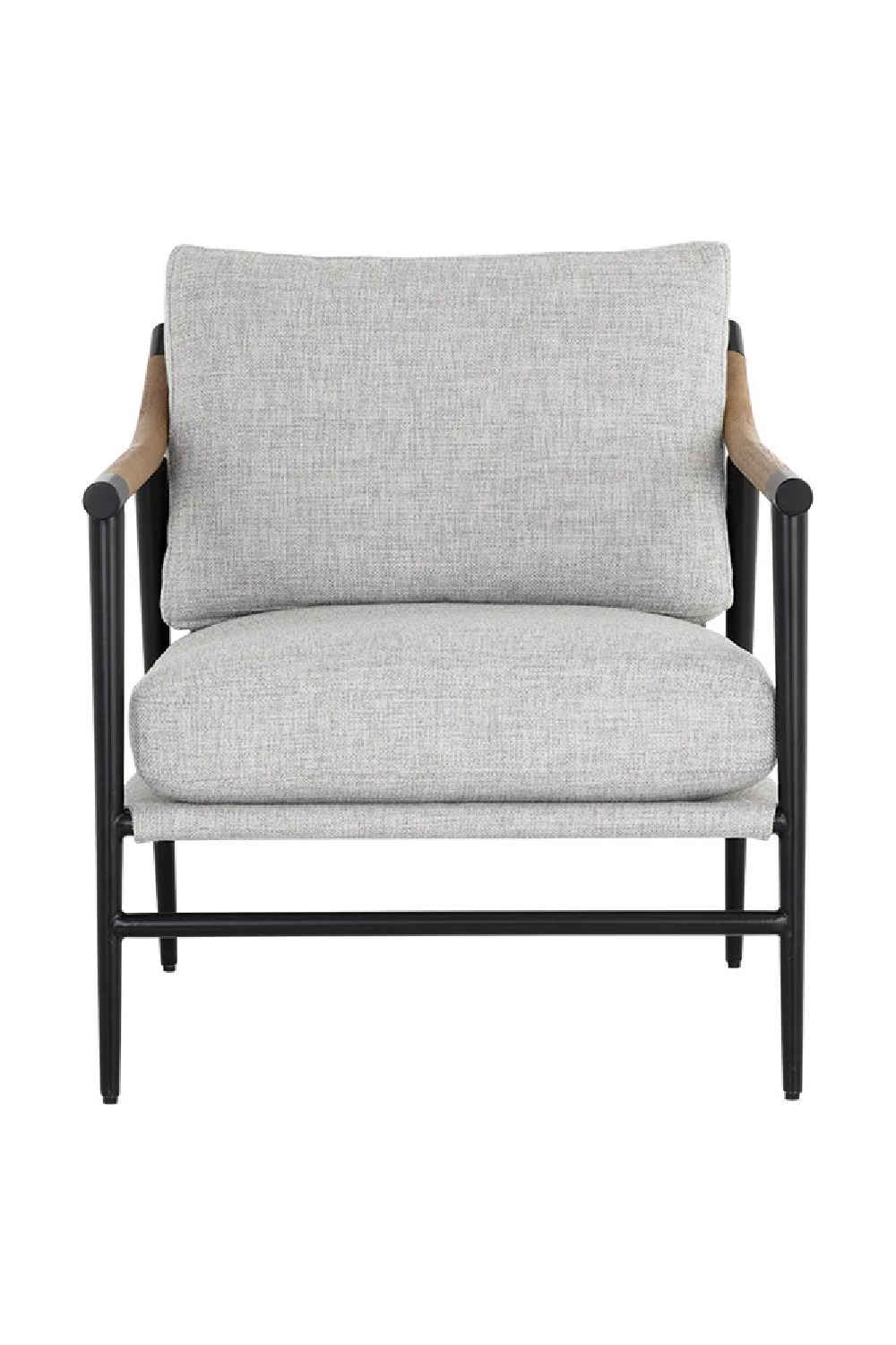   Modern European furniture - Light Gray Fabric Lounge Chair - www.oroa.com | Oroa.com