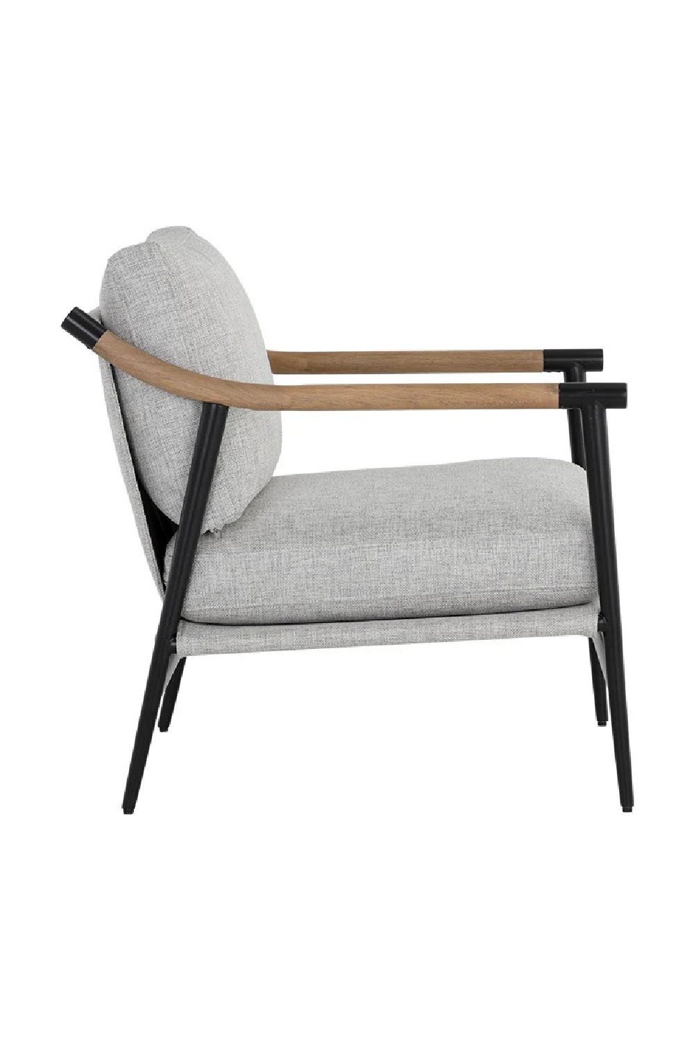   Modern European furniture - Light Gray Fabric Lounge Chair - www.oroa.com | Oroa.com