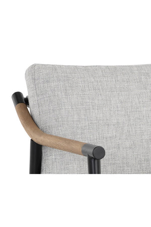   Modern European furniture - Light Gray Fabric Lounge Chair - www.oroa.com | Oroa.com
