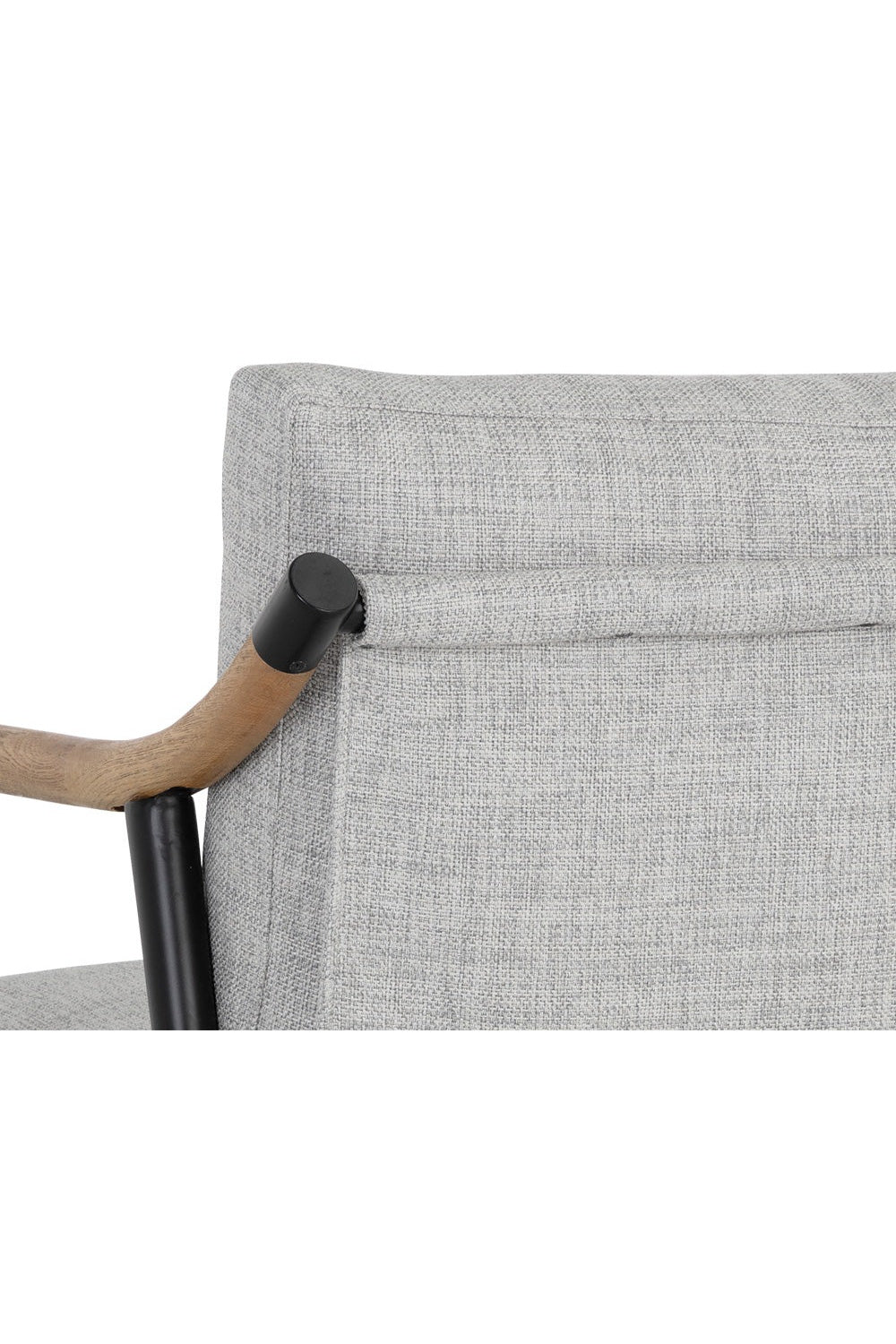   Modern European furniture - Light Gray Fabric Lounge Chair - www.oroa.com | Oroa.com