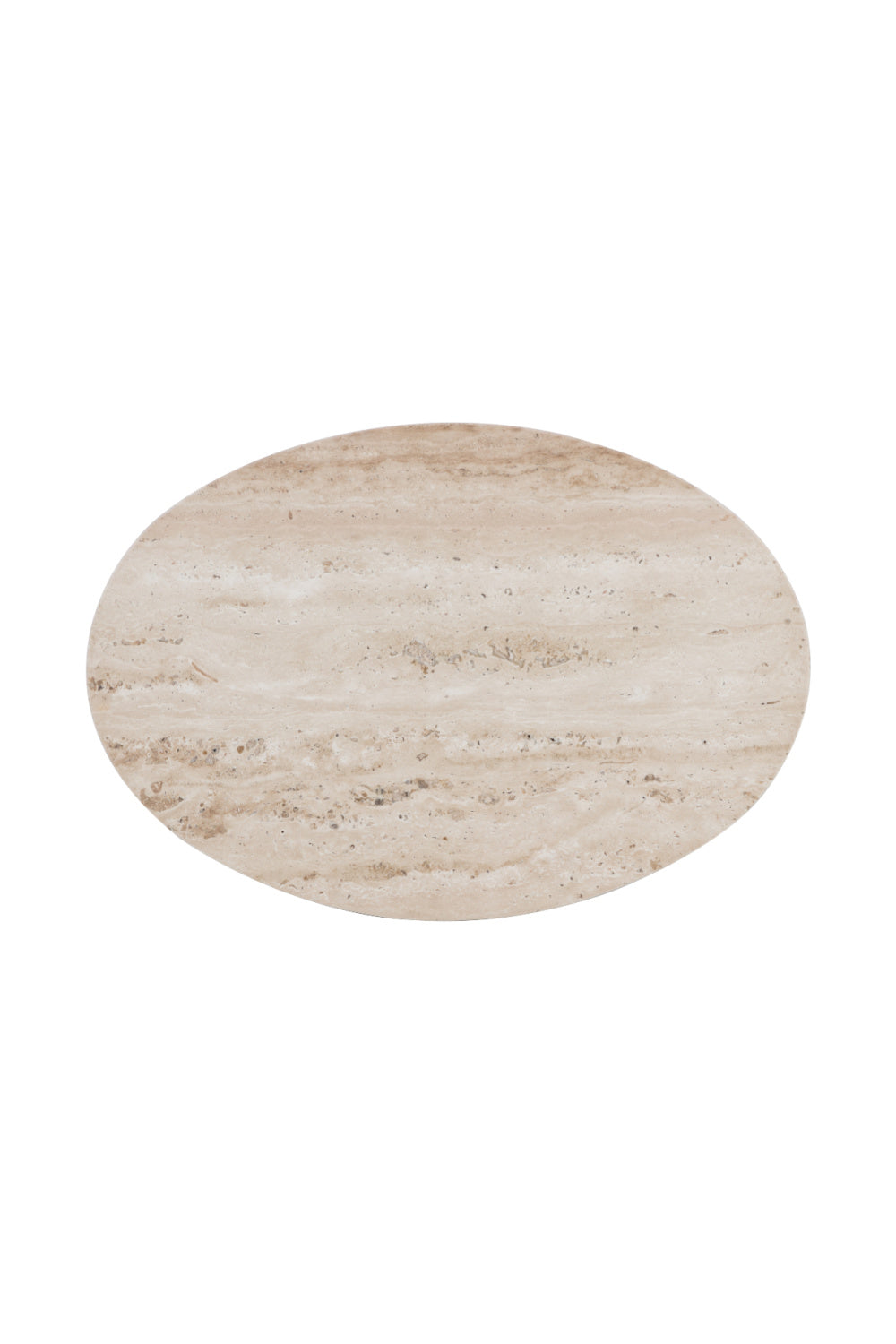   Modern European furniture - Oval Travertine Side Table - www.oroa.com | Oroa.com