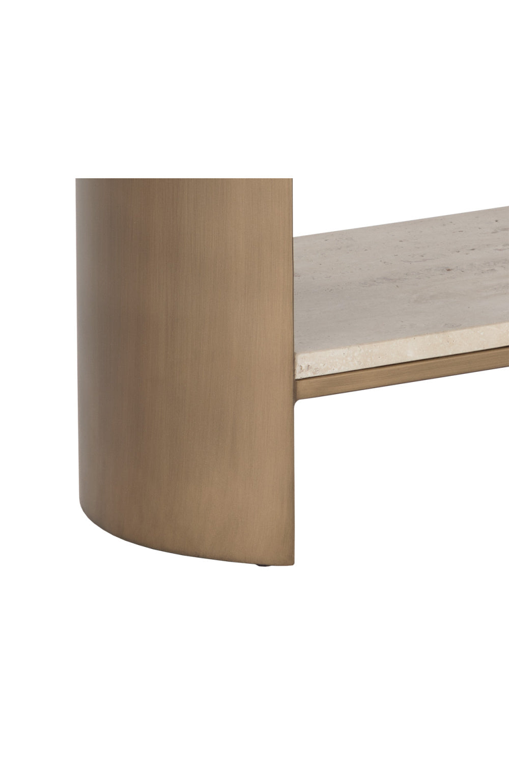   Modern European furniture - Oval Travertine Side Table - www.oroa.com | Oroa.com