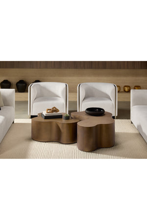   Modern European furniture - Gold Inlay Curved Lounge Chair - www.oroa.com | Oroa.com