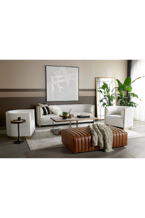   Modern European furniture - Gold Inlay Curved Sofa - www.oroa.com | Oroa.com