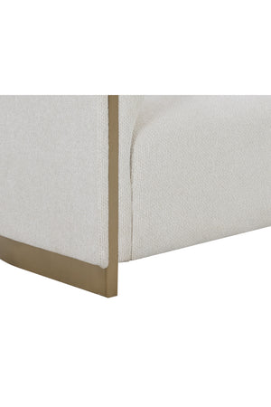   Modern European furniture - Gold Inlay Curved Sofa - www.oroa.com | Oroa.com
