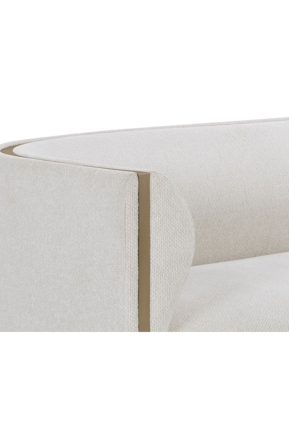   Modern European furniture - Gold Inlay Curved Sofa - www.oroa.com | Oroa.com