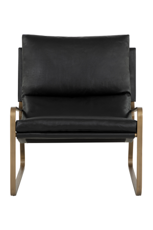   Modern European furniture - Scooped Leather Lounge Chair - www.oroa.com | Oroa.com