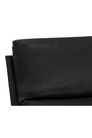   Modern European furniture - Scooped Leather Lounge Chair - www.oroa.com | Oroa.com
