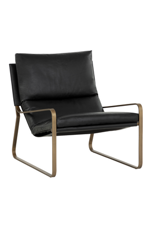   Modern European furniture - Scooped Leather Lounge Chair - www.oroa.com | Oroa.com