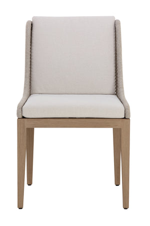   Modern European furniture - Contemporary Indoor/Outdoor Teak & Woven Dining Chair - www.oroa.com | Oroa.com