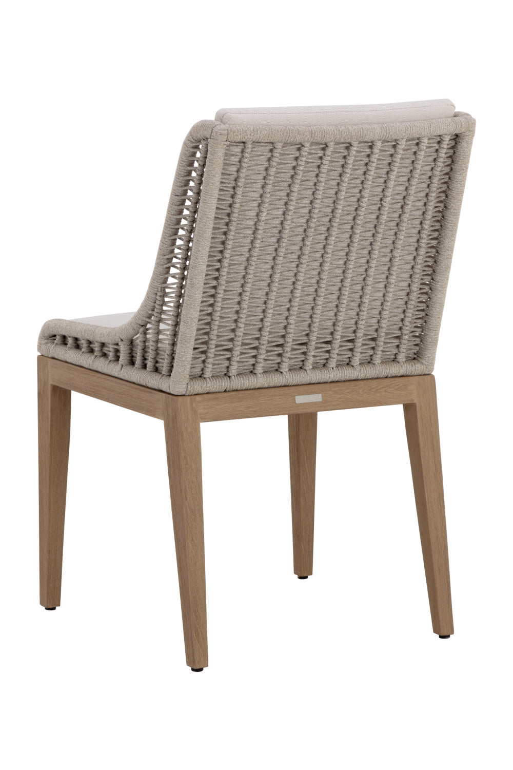   Modern European furniture - Contemporary Indoor/Outdoor Teak & Woven Dining Chair - www.oroa.com | Oroa.com