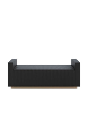   Modern European furniture - Channel-Tufted Fabric Bench - www.oroa.com | Oroa.com