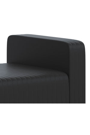   Modern European furniture - Channel-Tufted Fabric Bench - www.oroa.com | Oroa.com