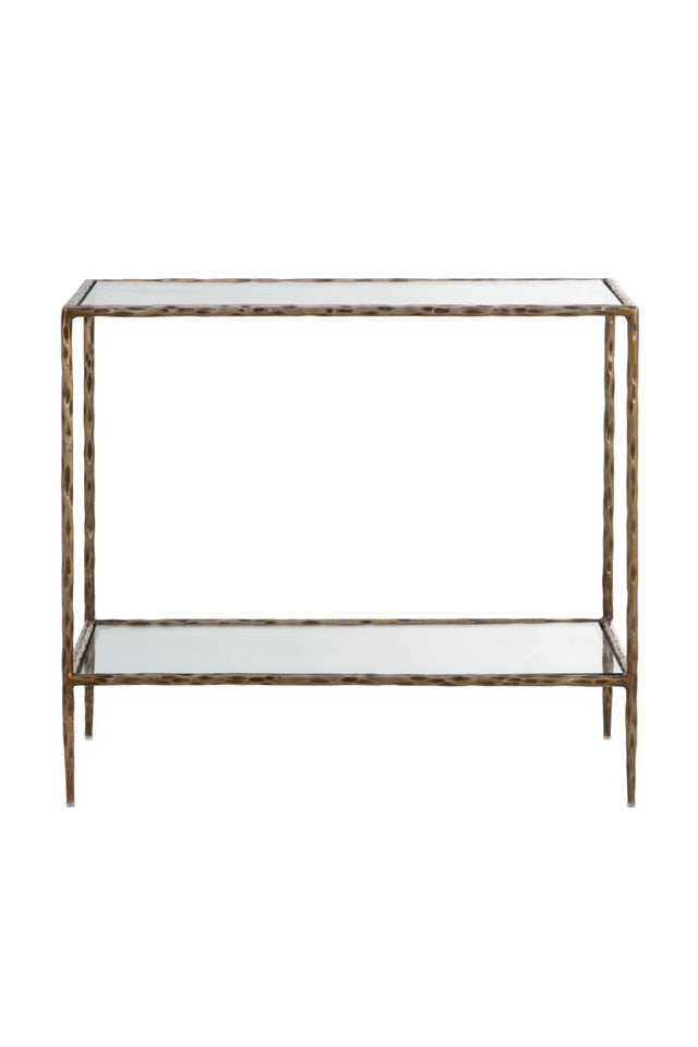 Modern European furniture - Hand-hammered Metal Nightstand - www.oroa.com